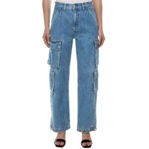 NWOT Aritzia Denim forum Millie high rise cargo jeans